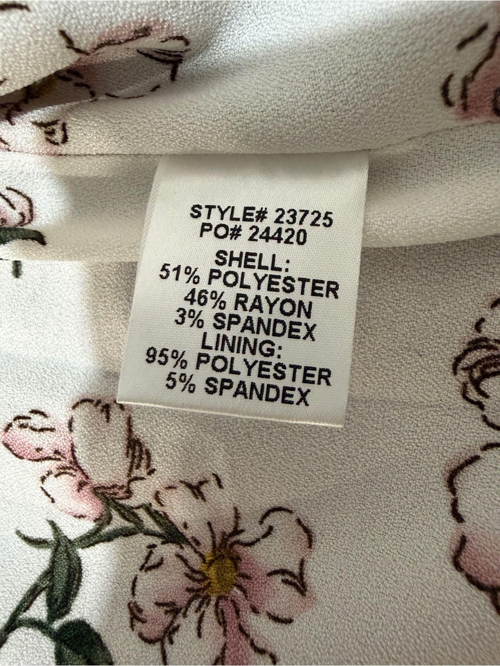 Skies Are Blue Gray Windowpane Plaid Blazer XL 3/4 Sleeve Floral Lining - Picture 3 of 11